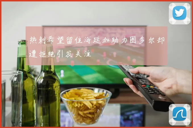 热刺希望留住海廷加助力图多尔却遭拒绝引发关注